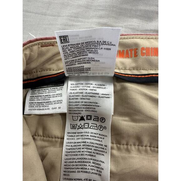 Dockers Ultimate Chino Straight Fit Smart Flex 360 sz 34x32 - Picture 5 of 5